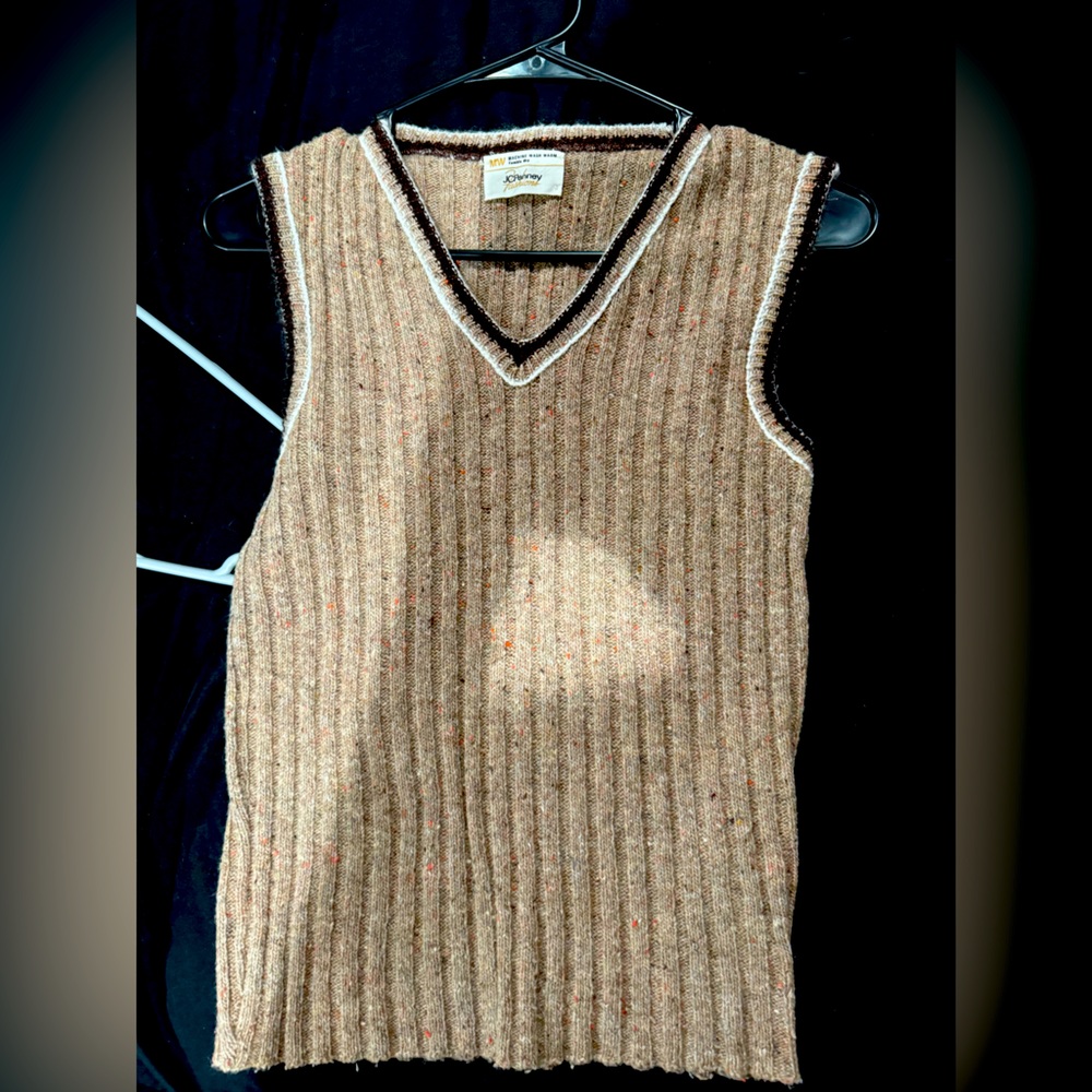 Vintage JCPENNEY sweater vest.